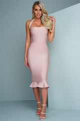 Nadia Blush Bandage Dress